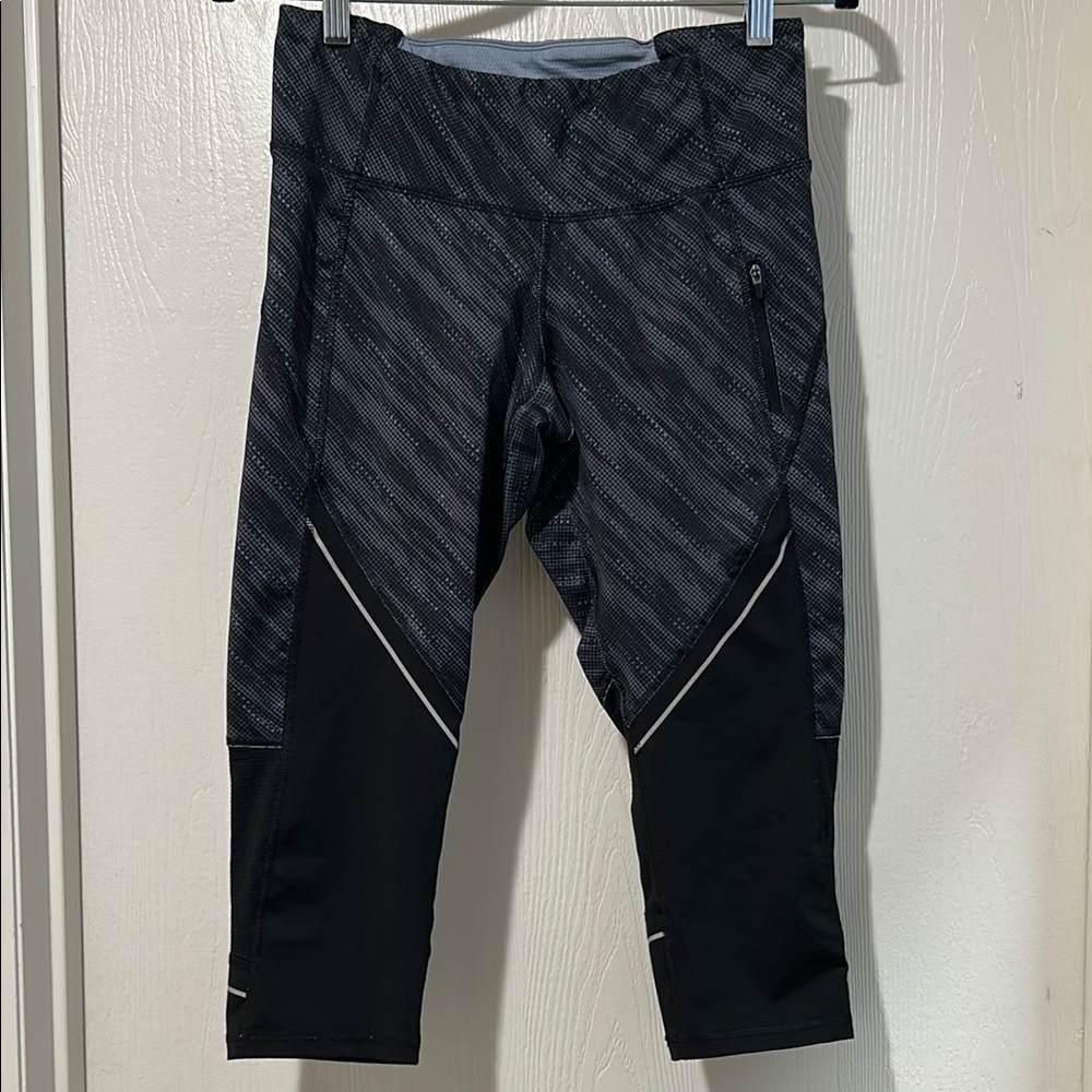 Champion Black and Gray Capri Leggings